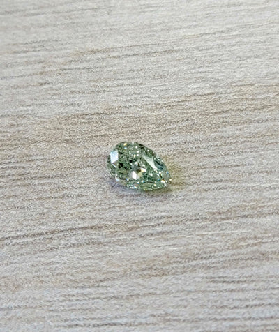 Green Diamond Pear Shape