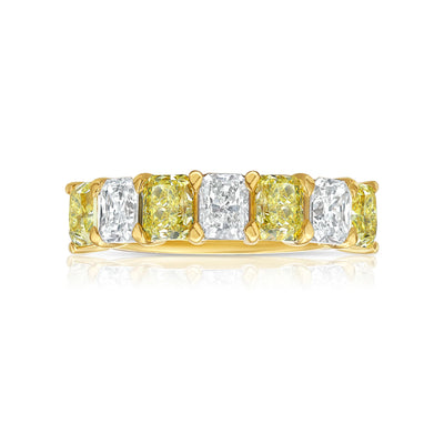 2.76ct Alternating Elongated Radiant Halfway Band