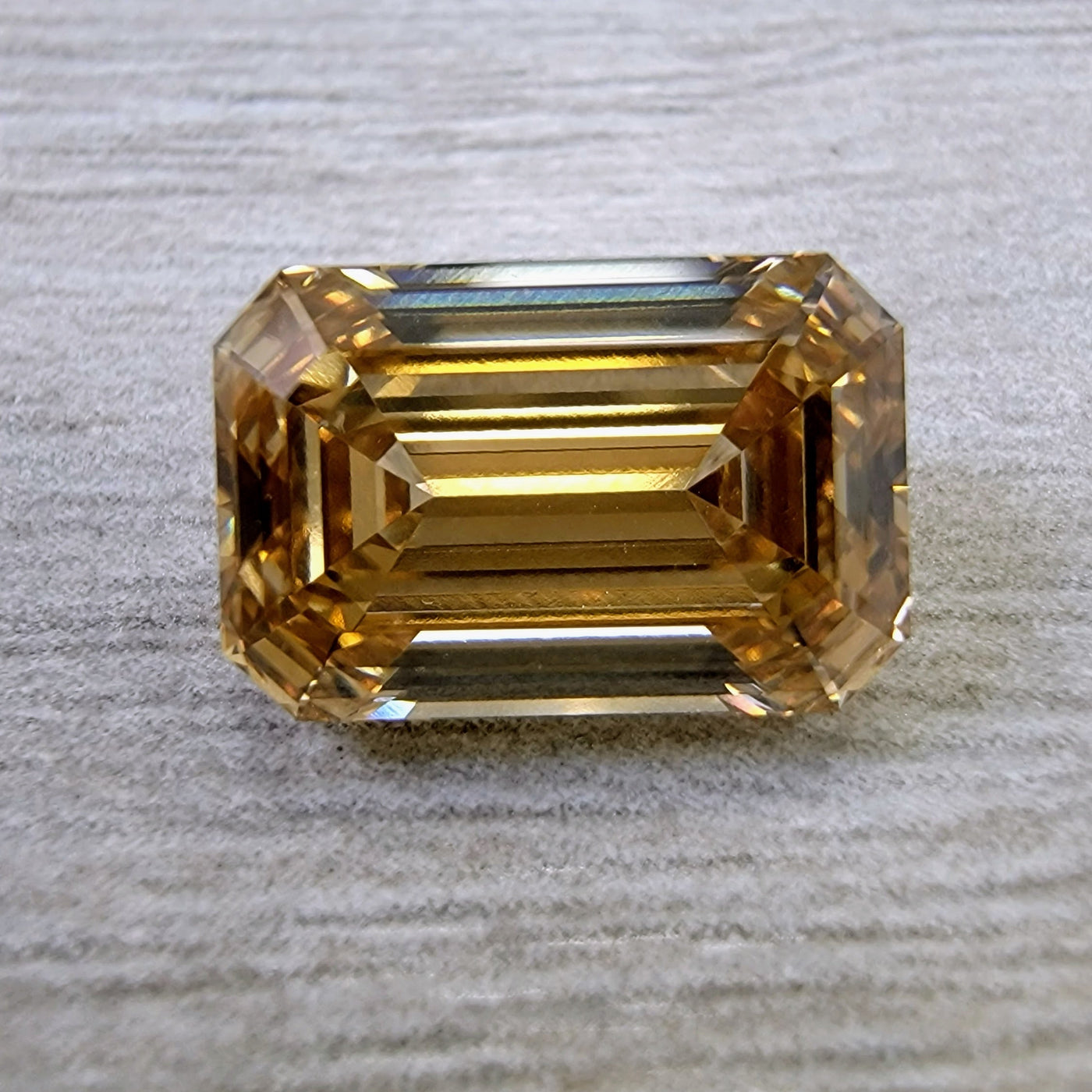 3.55ct Fancy Brown Yellow Emerald VS1 GIA