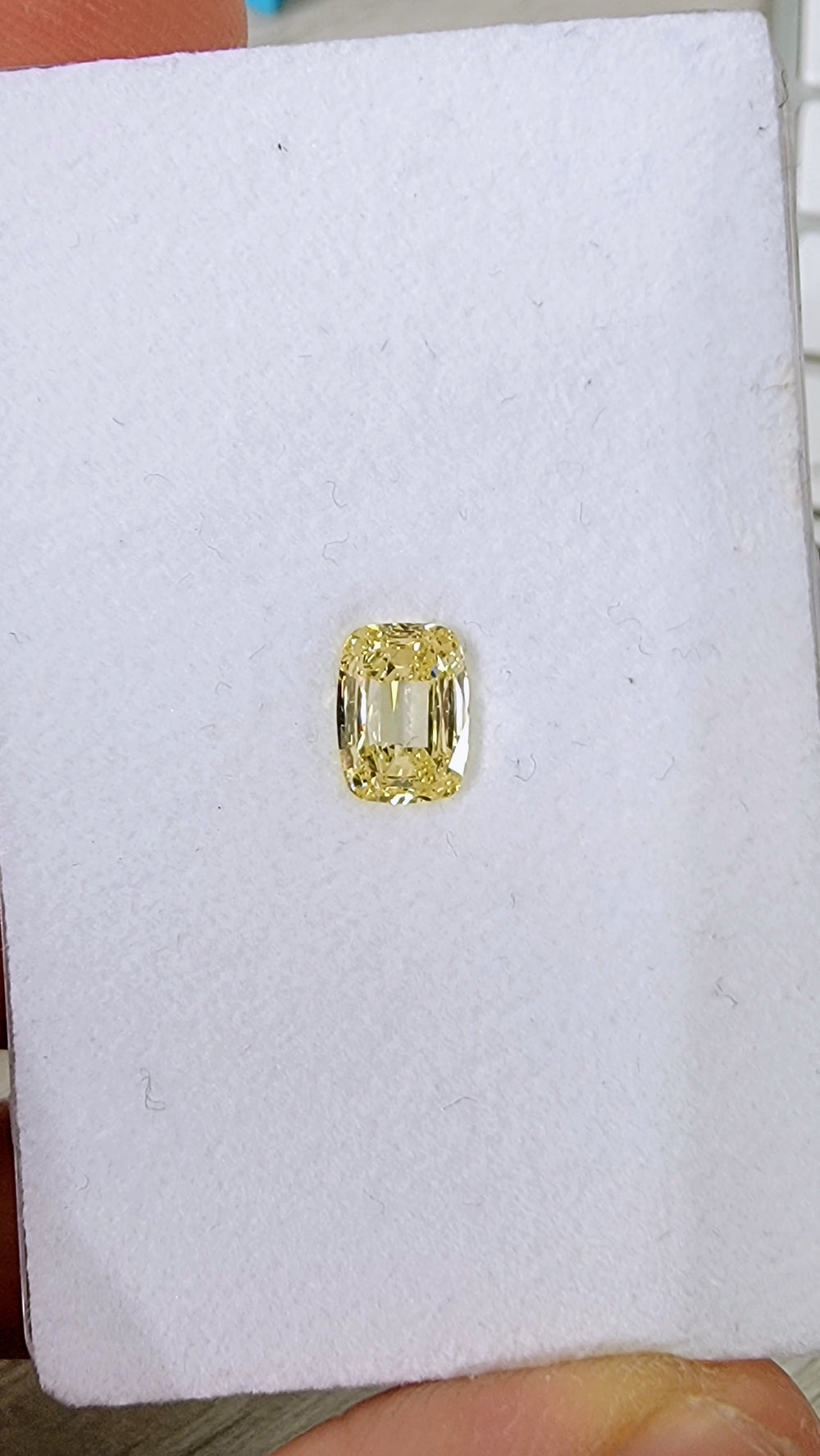 1.00ct Elongated Step Cut Cushion Diamond SI1 GIA