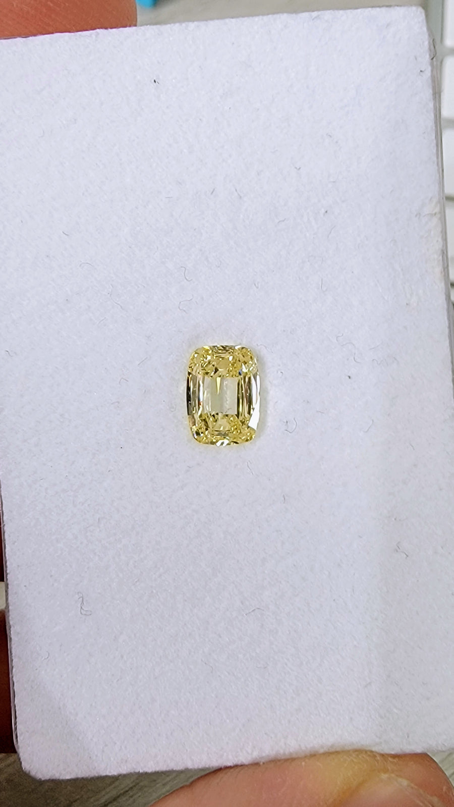 1.00ct Elongated Step Cut Cushion Diamond SI1 GIA