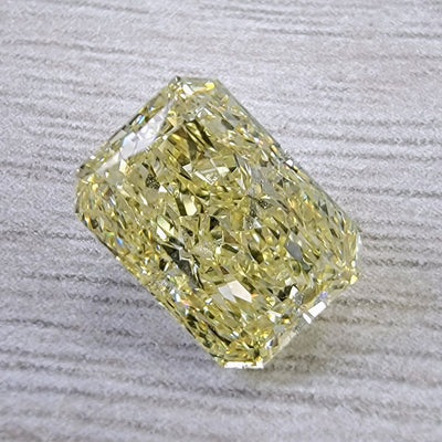 2.50ct Fancy Yellow Elongated Radiant VS2 GIA