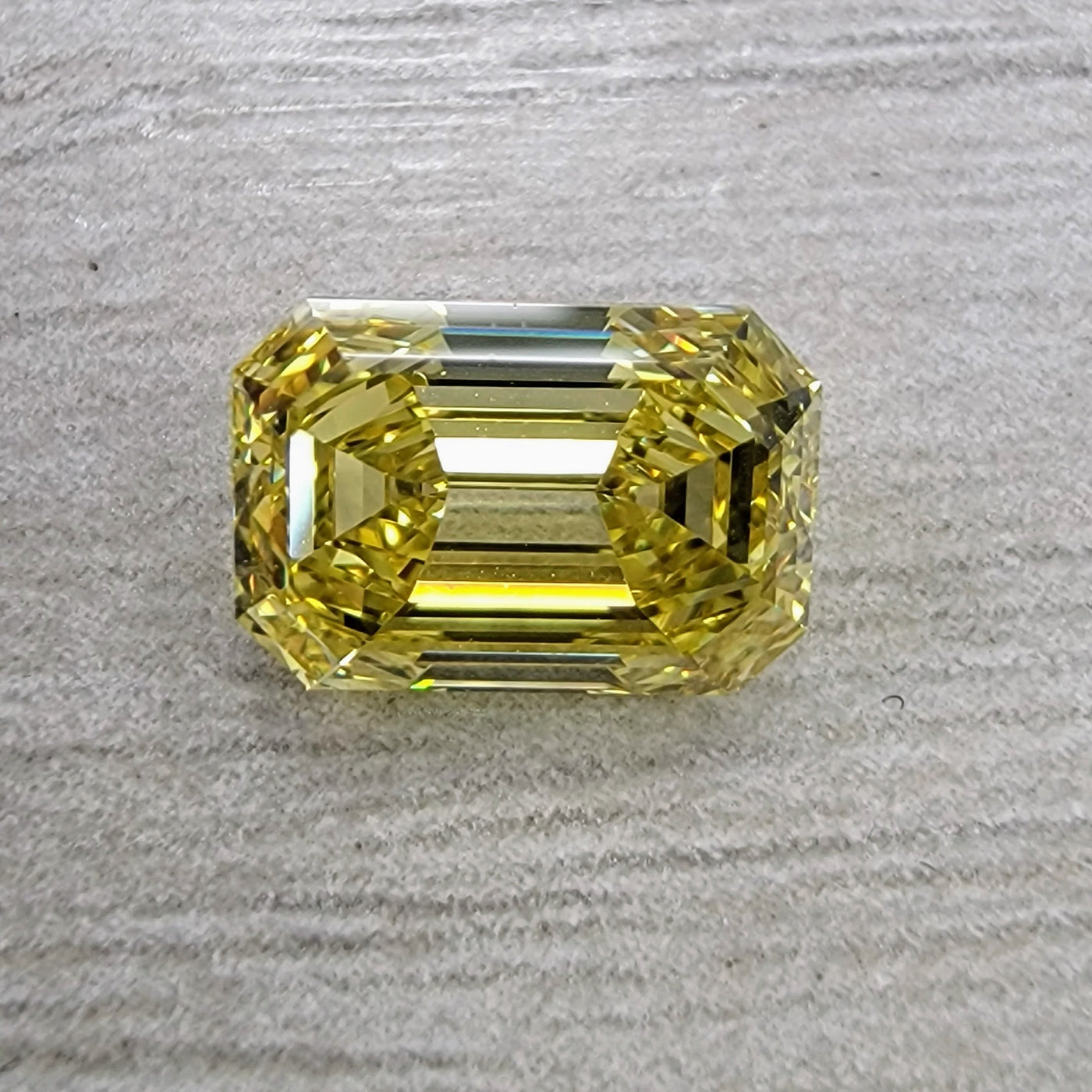 2.01ct Fancy Vivid Yellow Emerald Cut VVS2 GIA