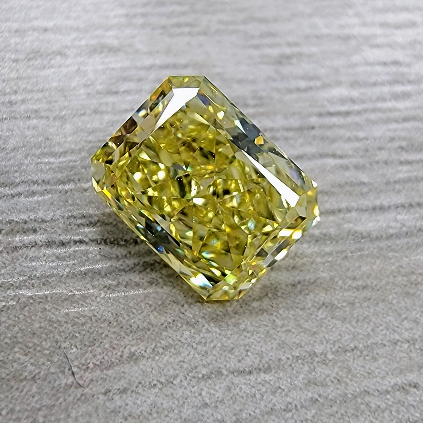 1.33ct Fancy Yellow Elongated Radiant VS2 GIA