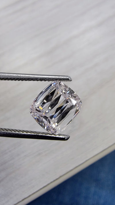 2.01ct Faint Pink Cushion VS1 GIA