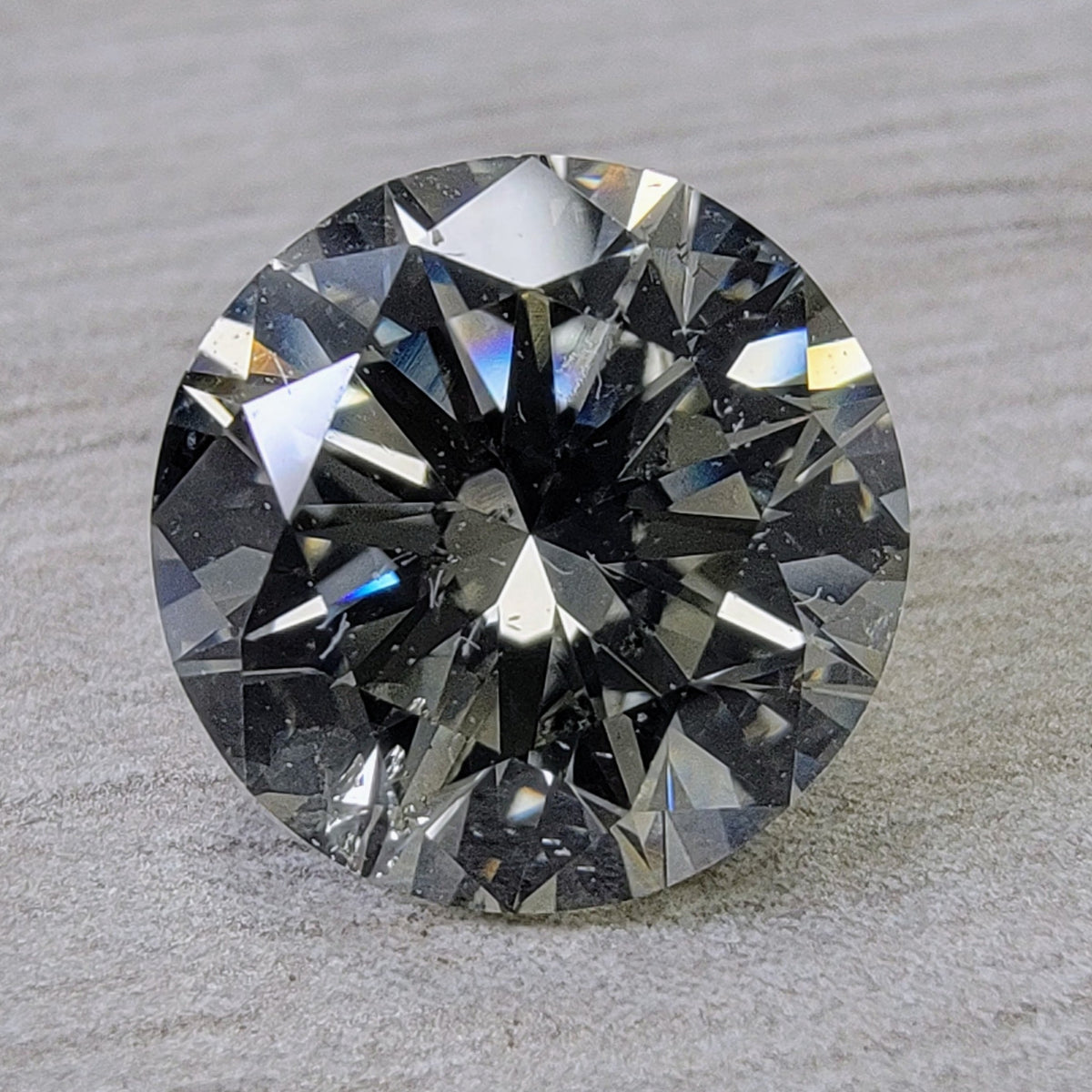 2.53ct Fancy Gray Round Diamond SI2 GIA