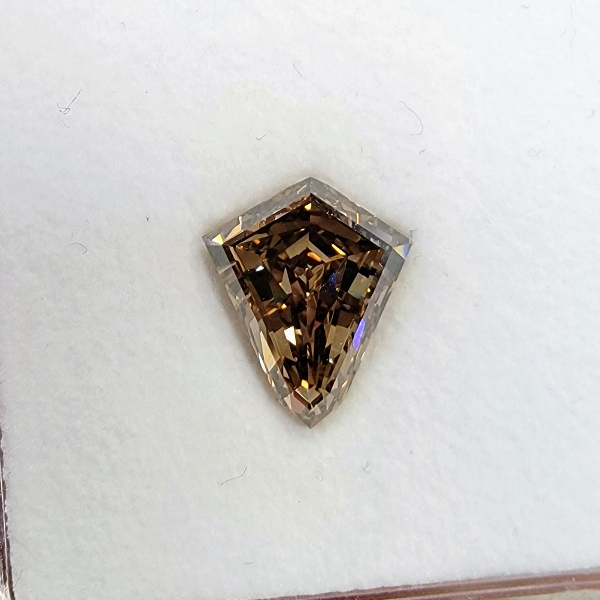 5.00ct Fancy Dark Orangy Brown Kite Diamond SI1 GIA
