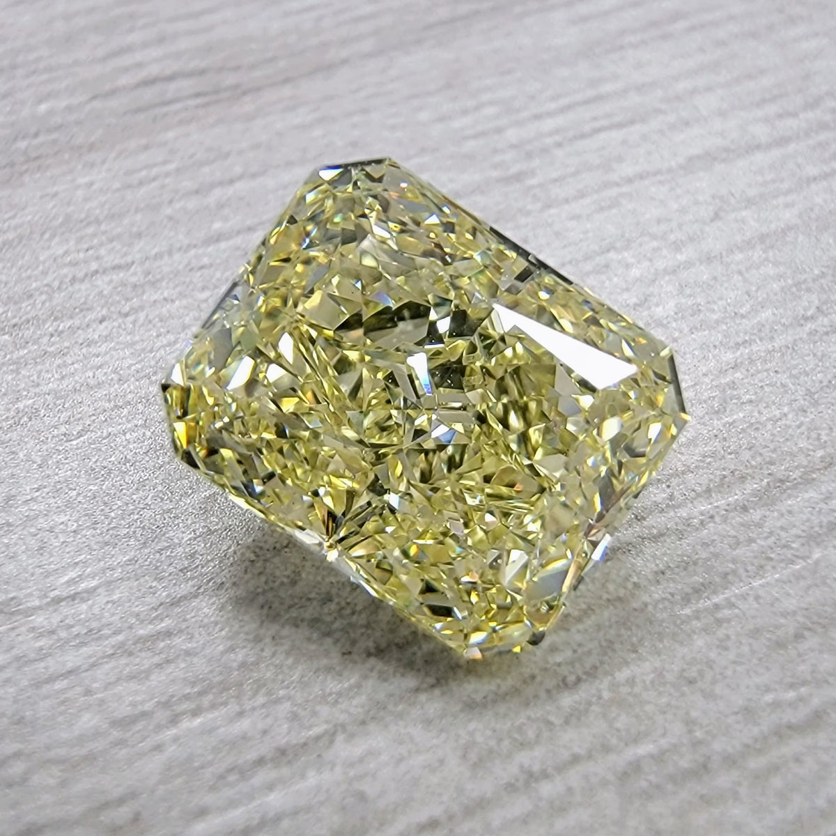 3.02ct Fancy Light Yellow Elongated Radiant Diamond SI1 GIA