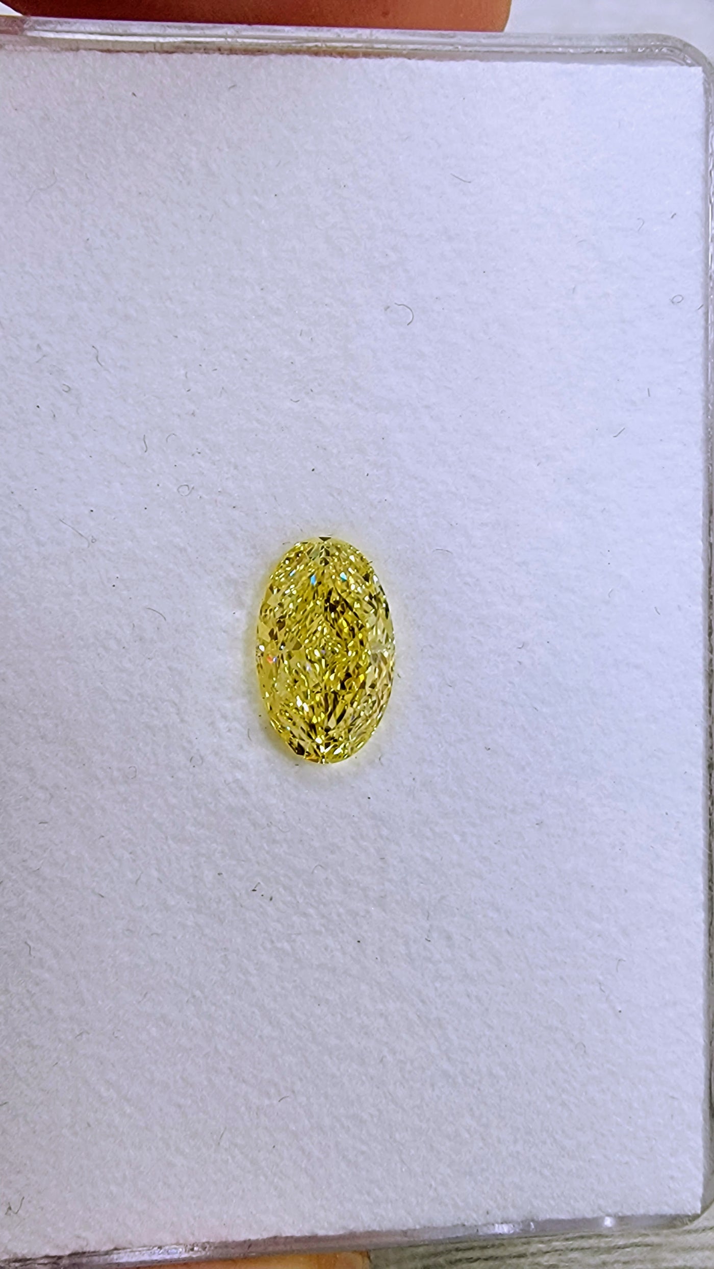 2.00ct Fancy Yellow Oval VVS2 GIA