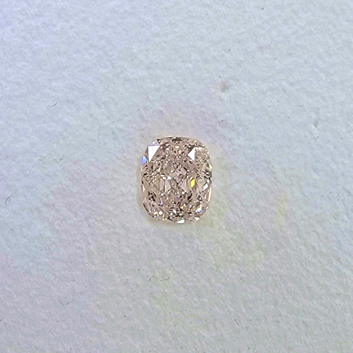 1.05ct Light Pink Cushion Diamond Internally Flawless GIA
