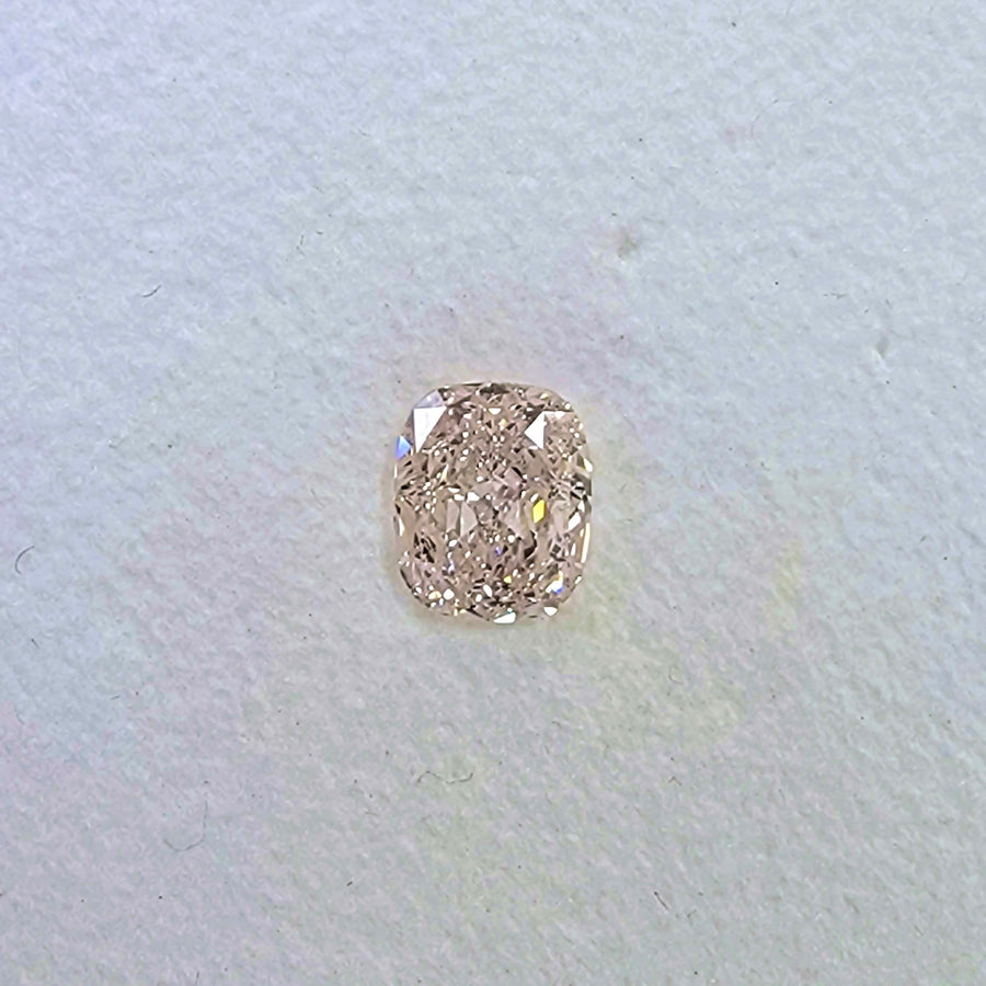 1.05ct Light Pink Cushion Diamond Internally Flawless GIA