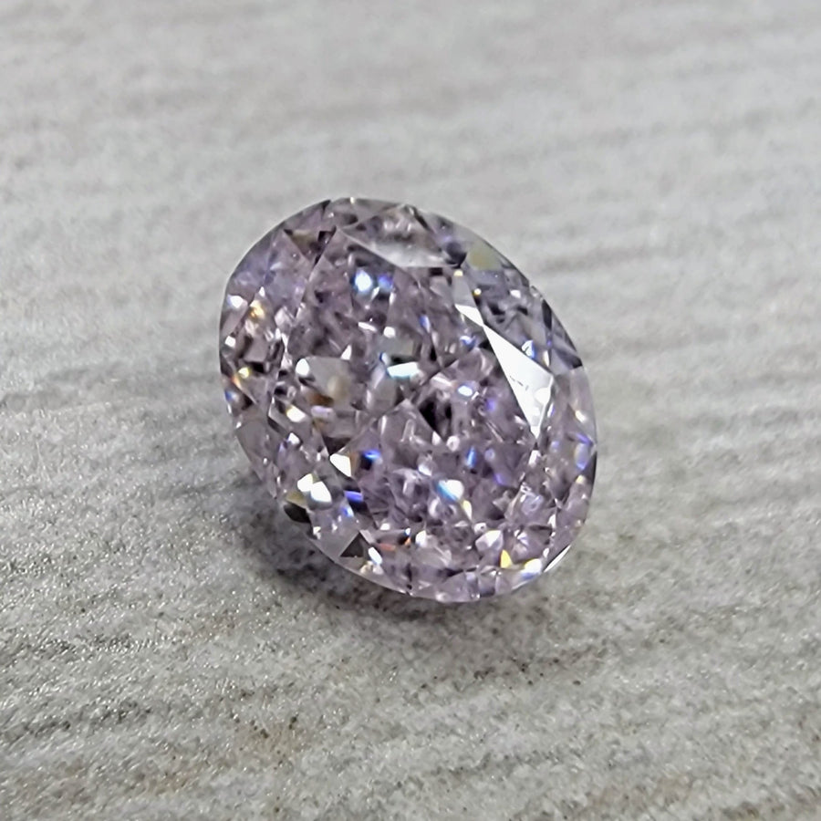 0.45ct Light Pink Oval Diamond VS1 GIA
