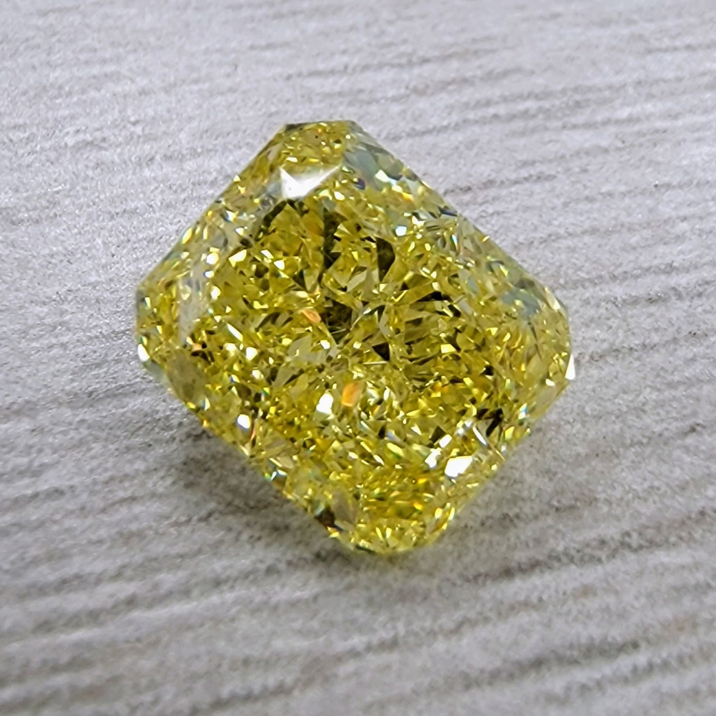 2.21ct Fancy Intense Yellow Elongated Radiant SI1 GIA