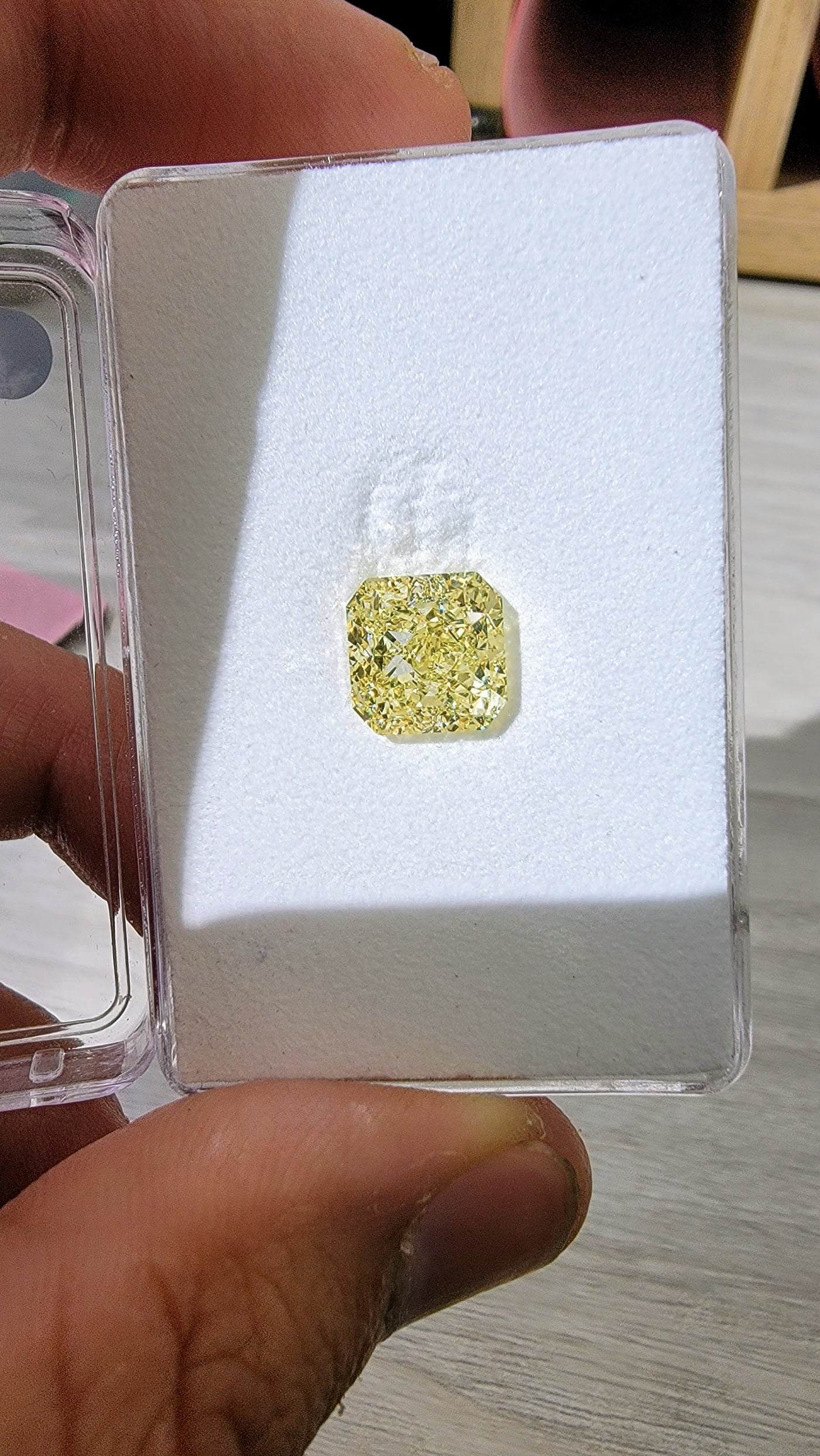 5.02ct Fancy Yellow Radiant VVS1 GIA