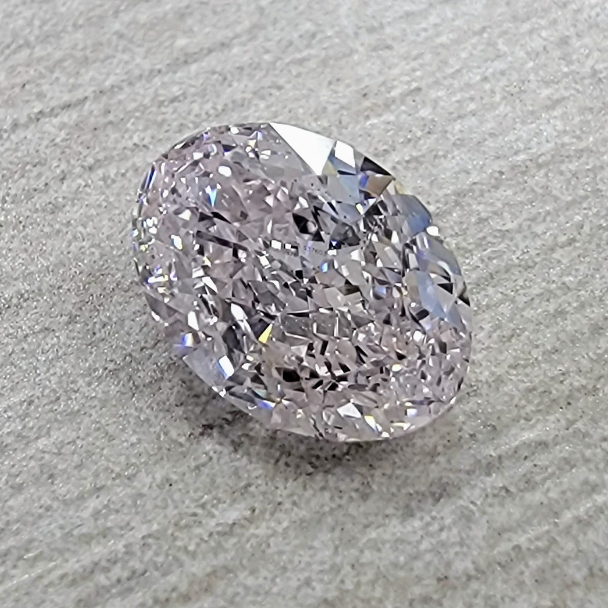 0.82ct Light Pink Oval Diamond VS2 GIA