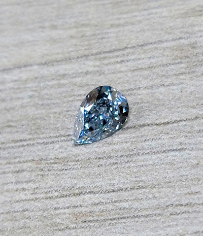 Blue Diamond Pear Shape