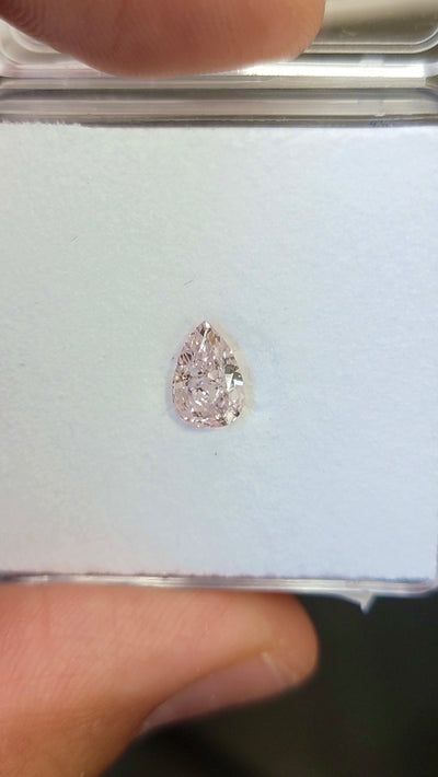 1.03ct Fancy Light Pink Pear SI1 GIA
