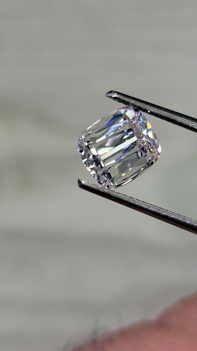2.01ct Faint Pink Cushion VS1 GIA