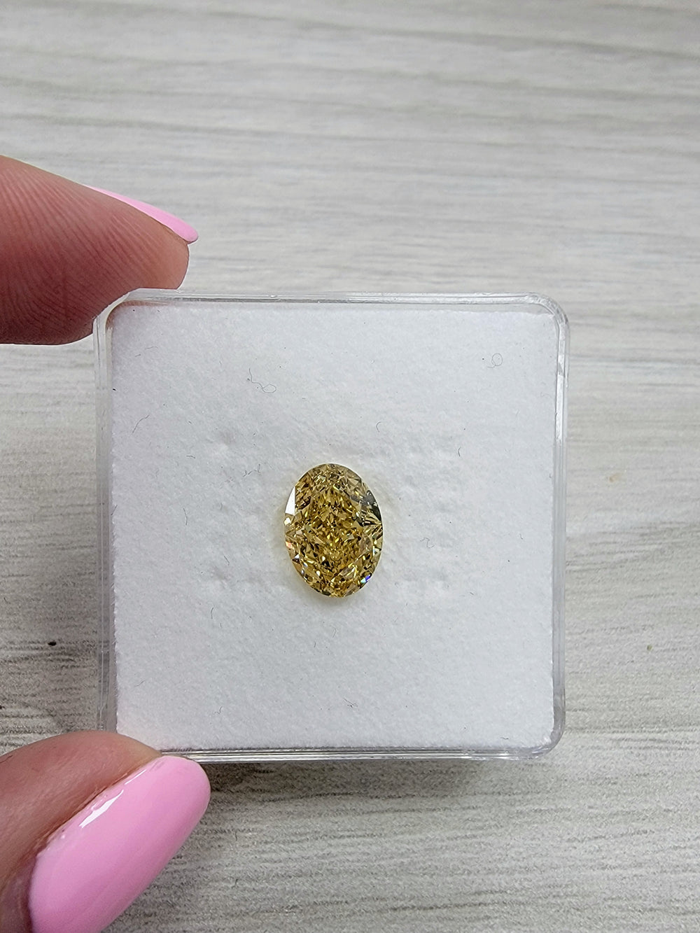 2.52ct Fancy Deep Brownish Yellow Oval Diamond VS2 GIA