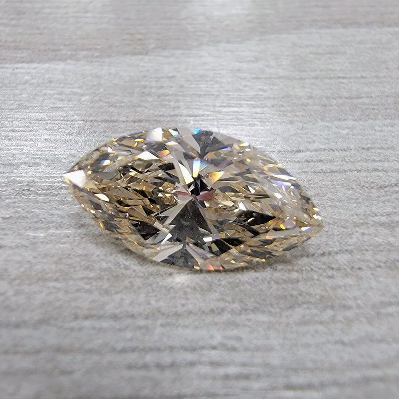 2.33ct Light Brown Marquise Diamond VVS2 GIA