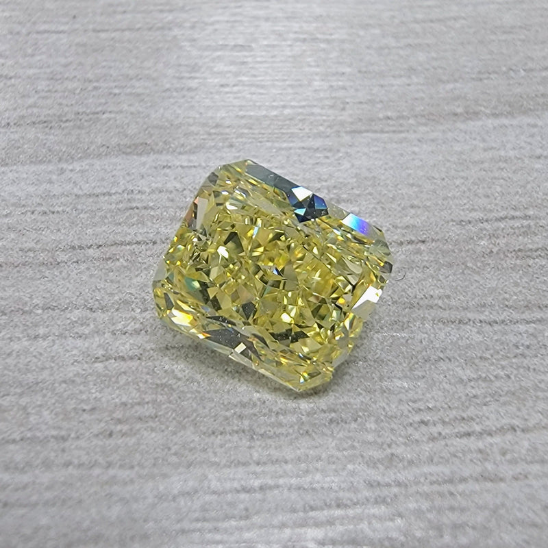 2.50ct Fancy Intense Radiant Diamond VS2 GIA