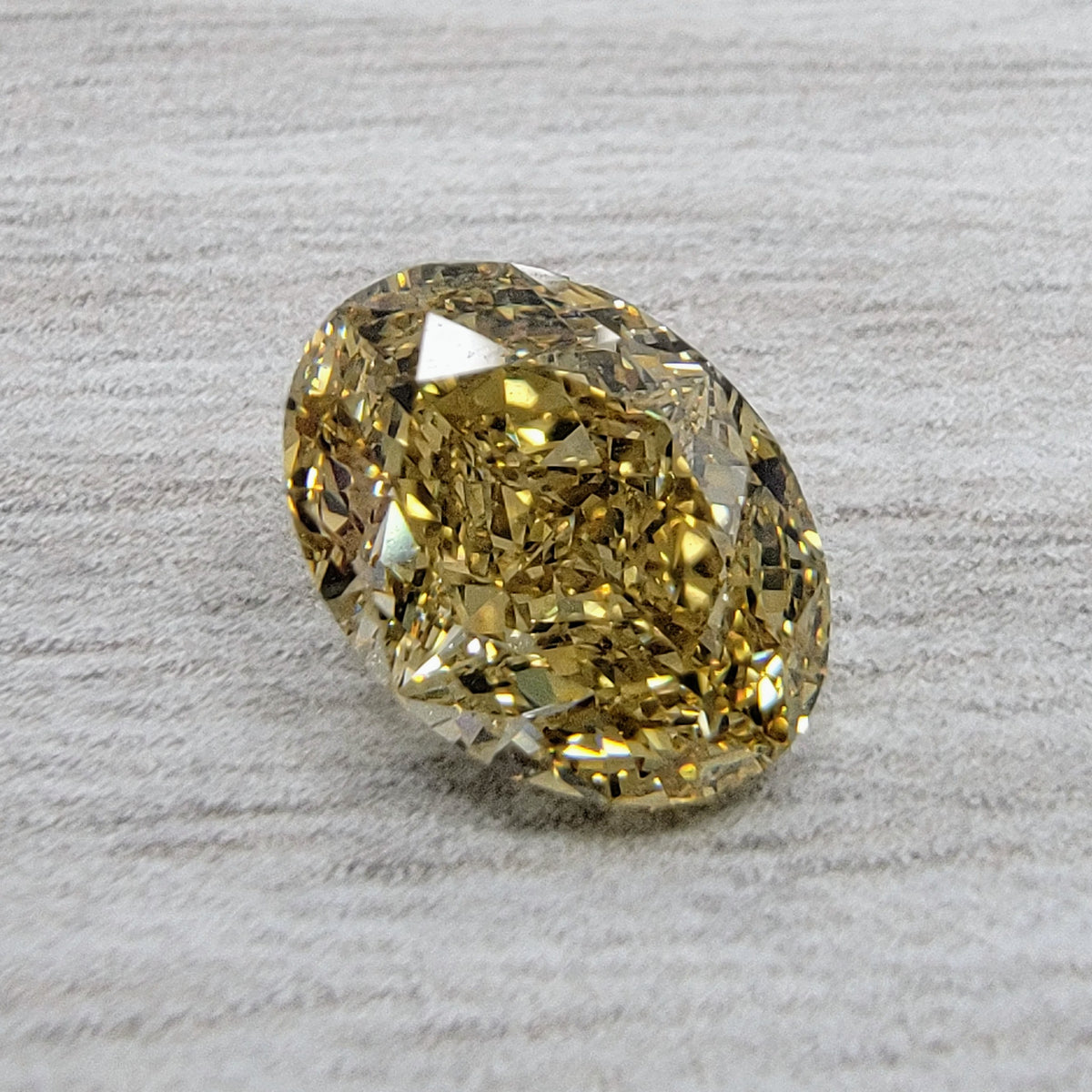 2.52ct Fancy Deep Brownish Yellow Oval Diamond VS2 GIA