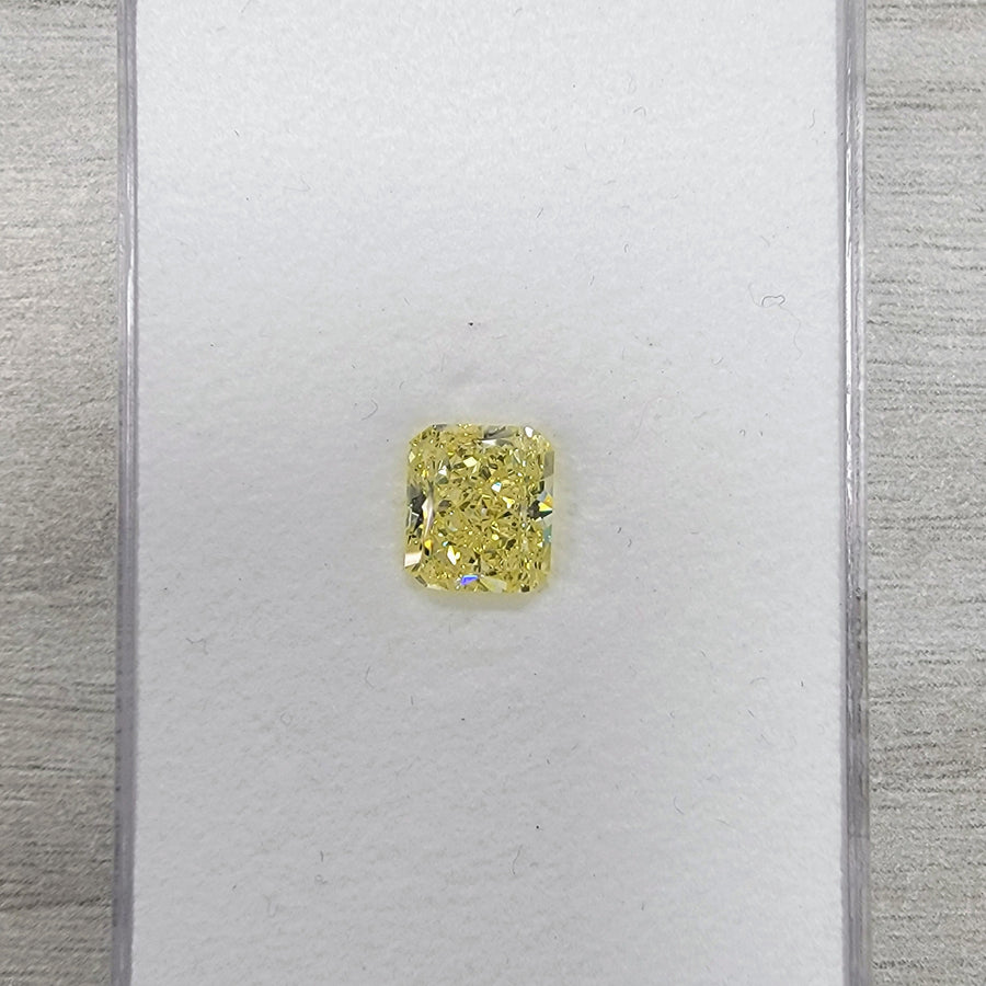 2.50ct Fancy Intense Radiant Diamond VS2 GIA