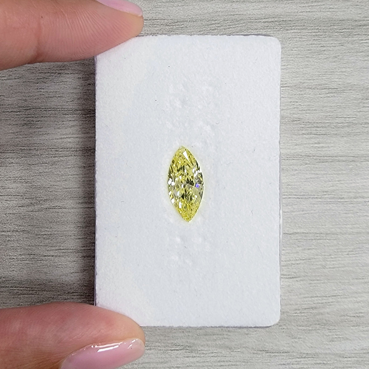 2.11ct Fancy Yellow Marquise Diamond VS2 GIA