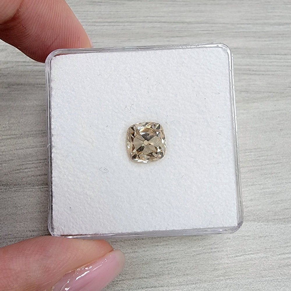 2.04ct Fancy Brown Old Mine Square Cushion Diamond