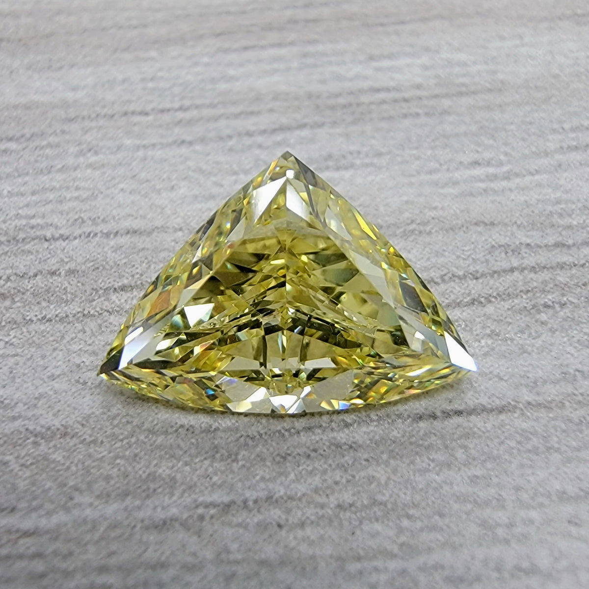 1.80ct Fancy Yellow Trillion Diamond VS1 GIA