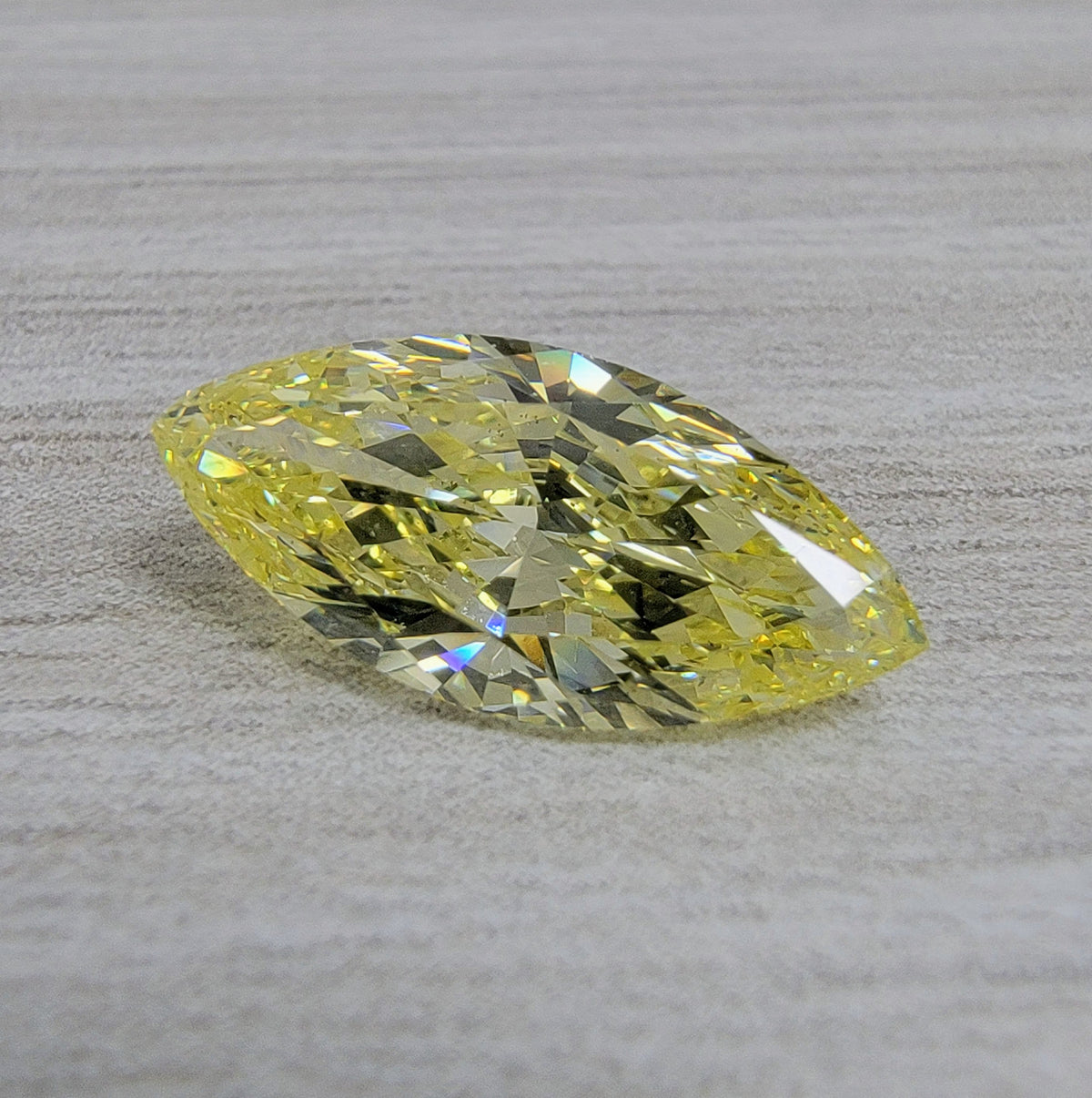 2.11ct Fancy Yellow Marquise Diamond VS2 GIA