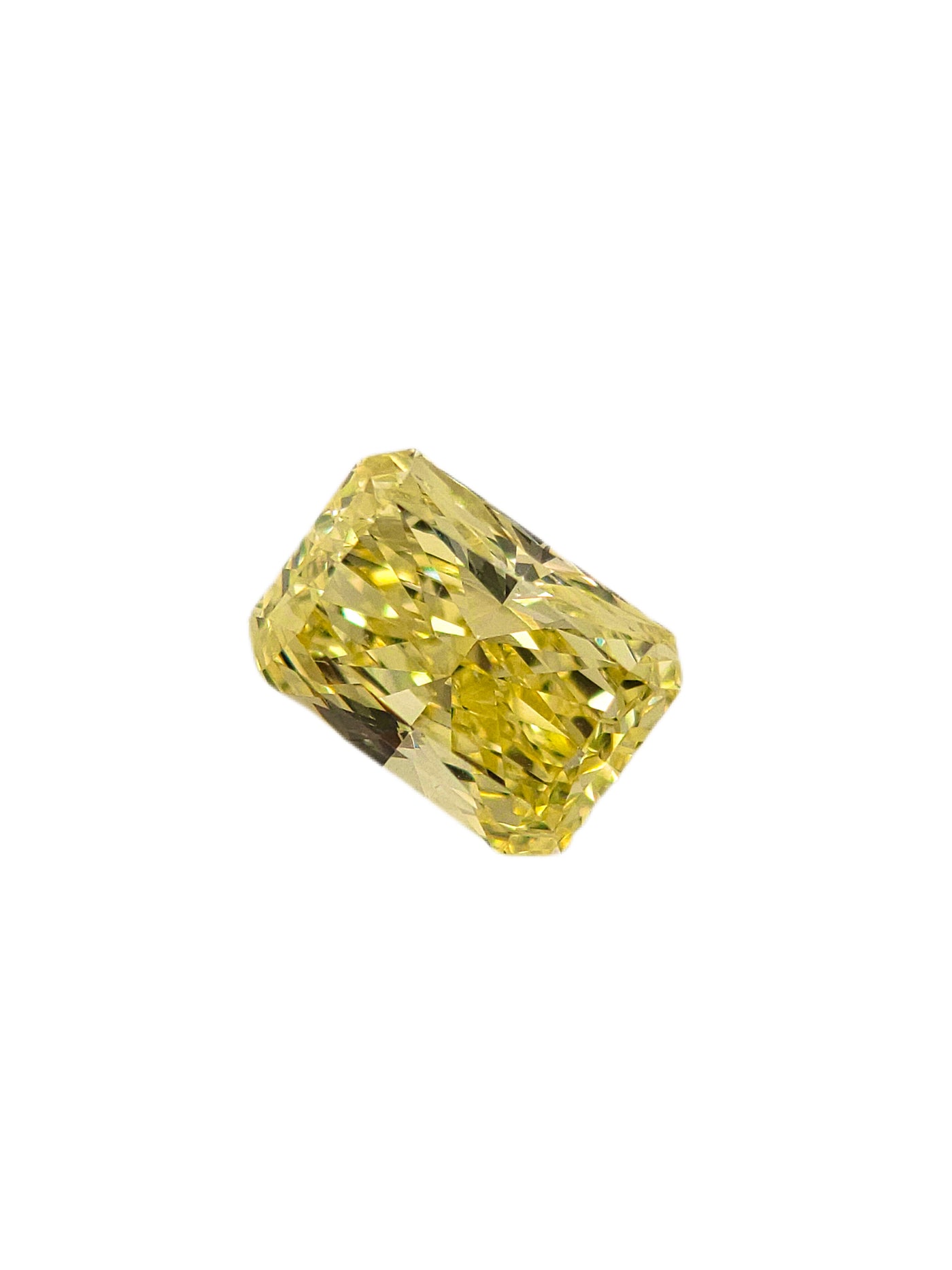2.03ct Fancy Yellow Long Radiant SI1 GIA