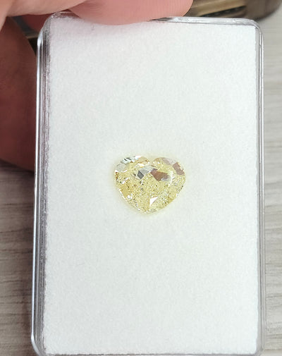 5.01 Fancy Light Yellow Heart VS2 GIA