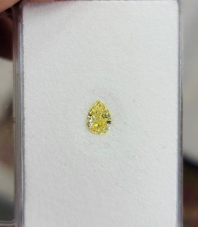 Fancy Intense Yellow Diamond Pear