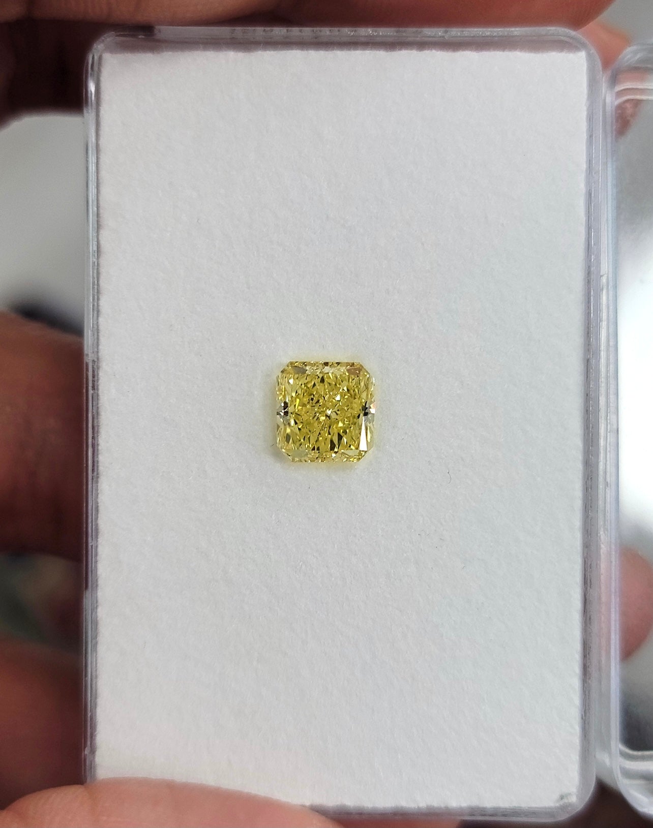2.04ct Fancy Intense Yellow GIA - Namdar Diamonds