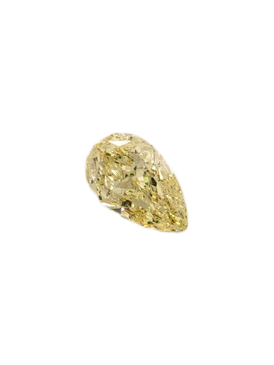 1.20ct Fancy Light Yellow Pear IF GIA