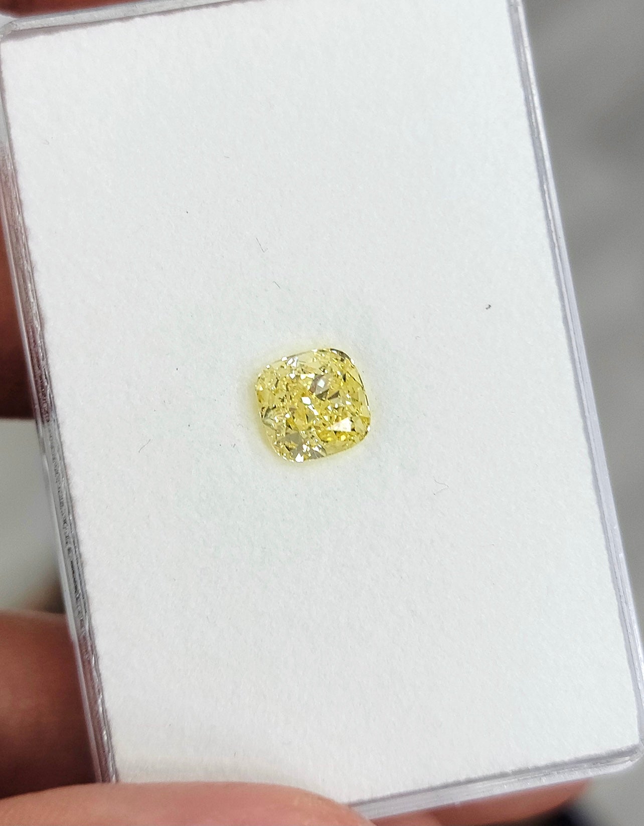 2.01ct Fancy Intense Yellow VS2 GIA - Namdar Diamonds