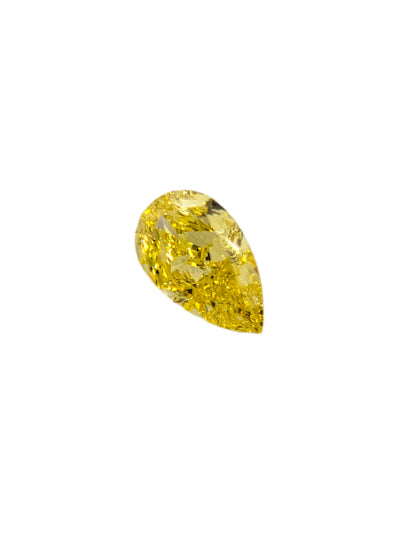 1.01ct Fancy Intense Yellow Pear GIA - Namdar Diamonds