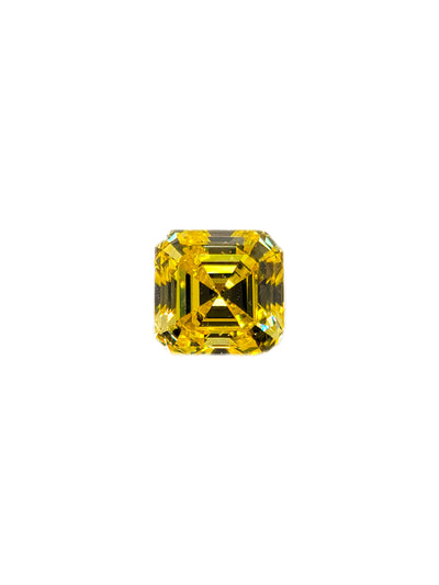 Fancy Vivid Yellow Asscher Cut